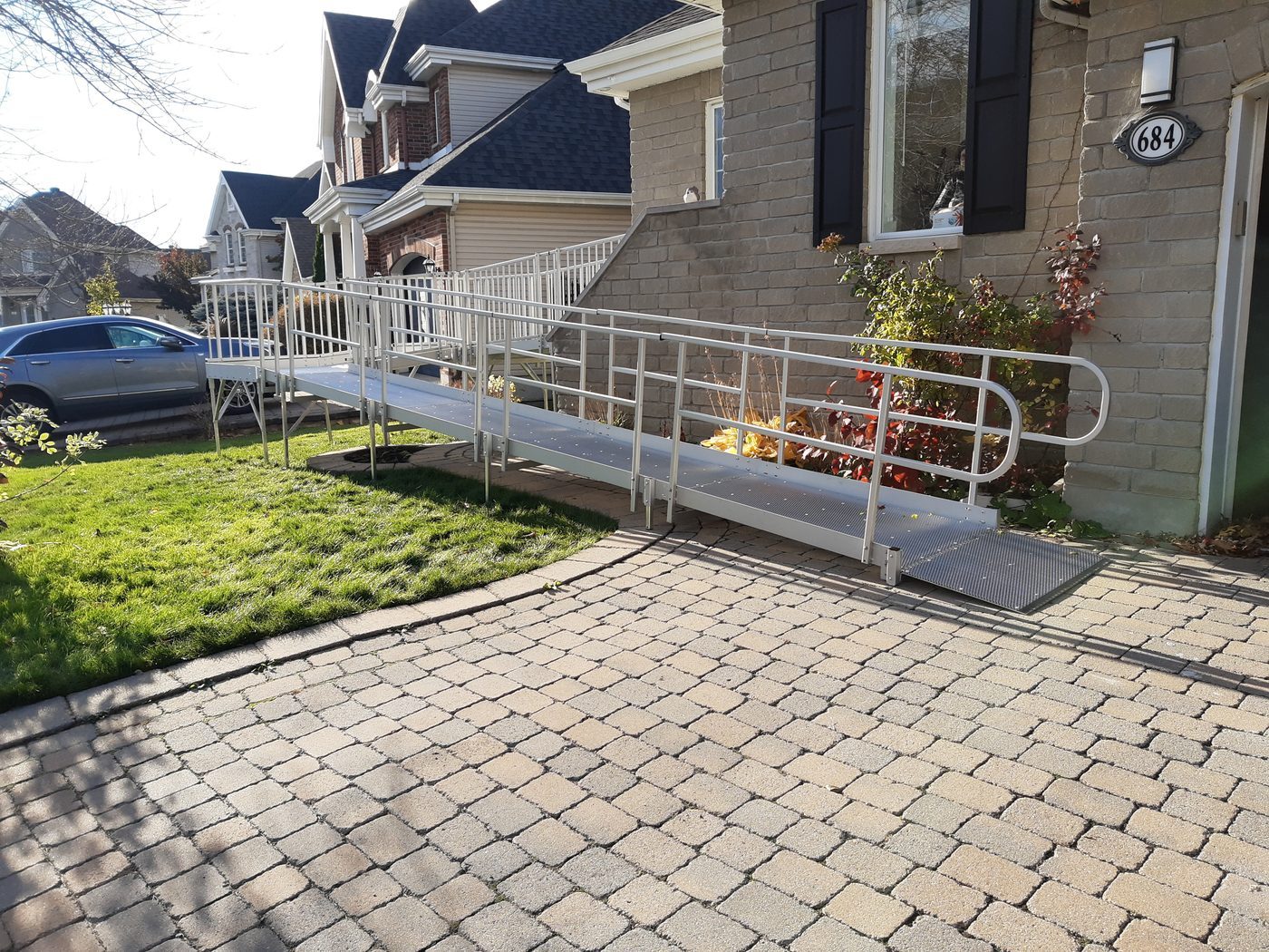 Rampe modulaire en U résidentielle
