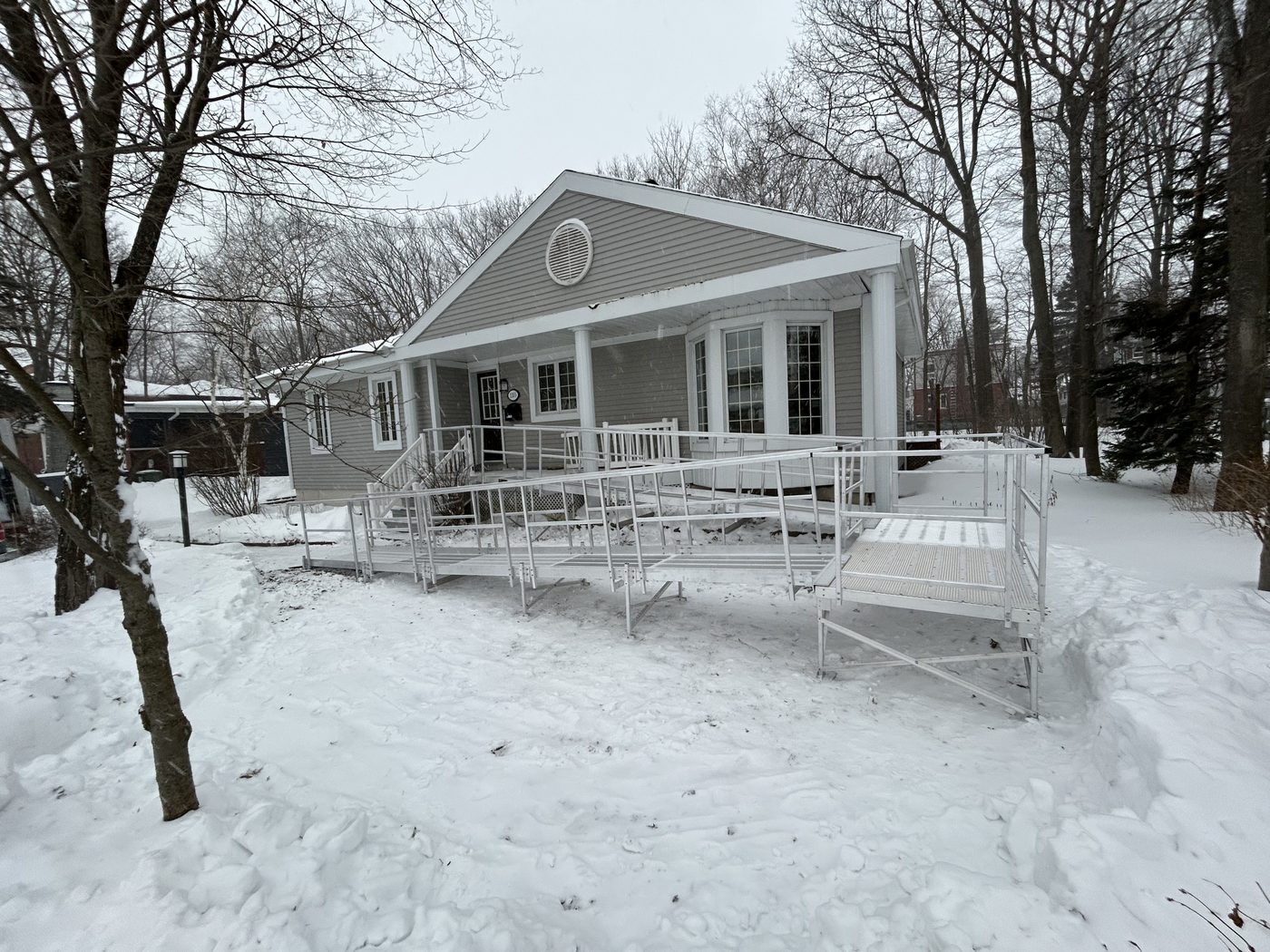 Rampe aluminium usage 4 saisons en hiver